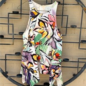Anthropologie Floral Print Top